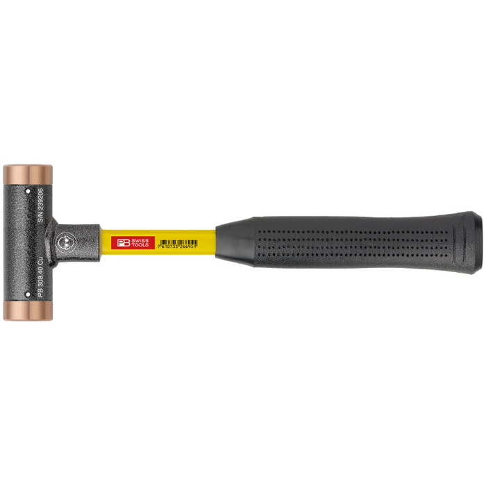 PB SWISS TOOLS PBスイス連邦 308-24CU 無手答え銅金鎚 (水呑み衣料繊維柄)(代引不可)【貨物輸送無料】