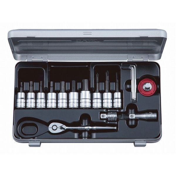 KTC 京都機械工具 TBT3S17HX (9.5SQ) ヘキサゴンビットソケットレンチセット(代引不可)【送料無料】