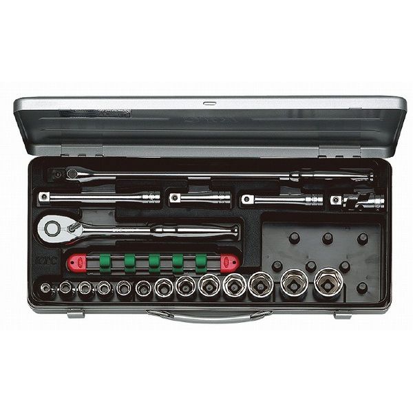 KTC 京都機械工具 TB413 (12.7SQ)ソケットレンチセット(ミリ)(代引不可)【送料無料】｜リコメン堂ホームライフ館