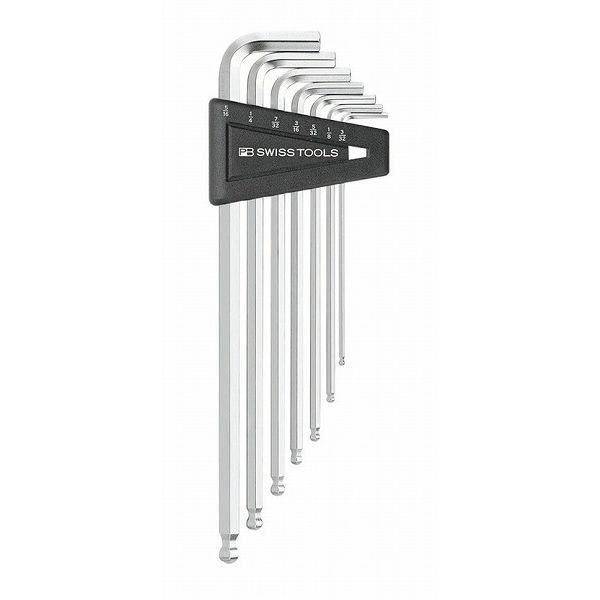 PB SWISS TOOLS 212ZLH ボール付六角棒レンチセット ロング【パックナシ】(代引不可)【送料無料】