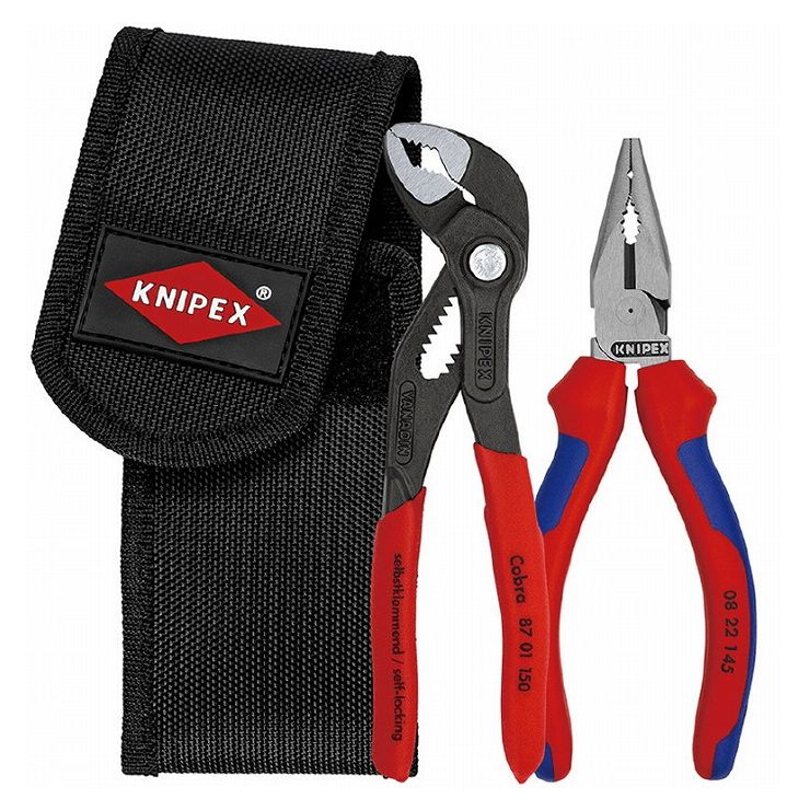 KNIPEX クニペックス 002072V06 ミニコブラ+ニードルノーズペンチセット(代引不可)【送料無料】｜リコメン堂ホームライフ館