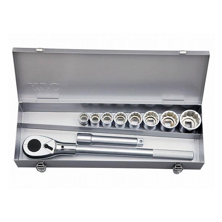 KTC 京都機械工具 19.0SQ 10点組 ソケットレンチセット TB610B(代引不可)【送料無料】 29,595円