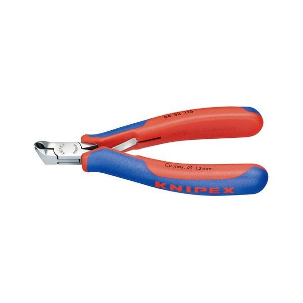 KNIPEX(クニペックス) 6452-115 エレクトロニクスエンドカッティングニッパー【送料無料】(代引不可)|リコメン堂ホームライフ館