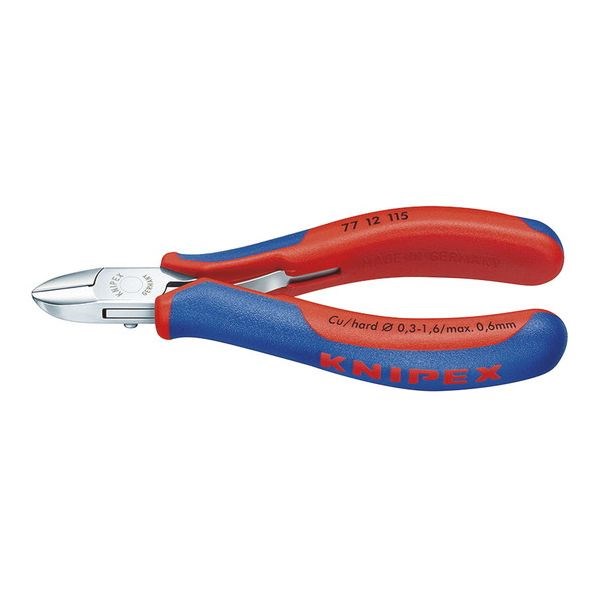 KNIPEX(クニペックス) 7712-115 エレクトロニクスニッパー【送料無料】(代引不可)｜リコメン堂ホームライフ館