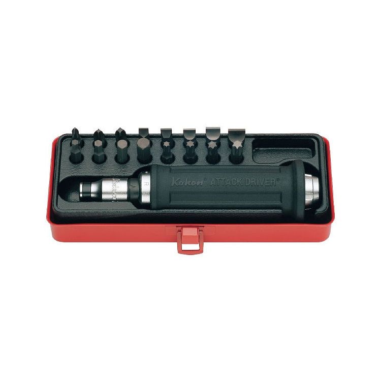 KOKEN コーケン AG112H 1/2"アタックドライバーセット 18ヶ組(代引不可)【送料無料】|リコメン堂ホームライフ館