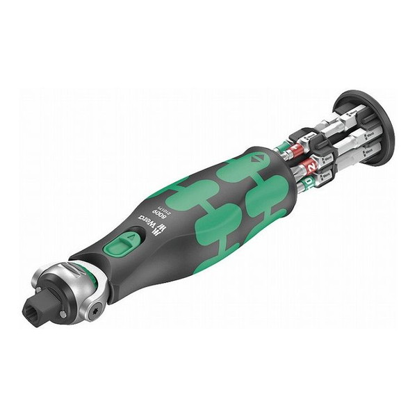 WERA ベラ サイクロップ 首振り式ラチェットドライバー インチ用 ビット12本収納 004282(代引不可)【送料無料】｜リコメン堂ホームライフ館