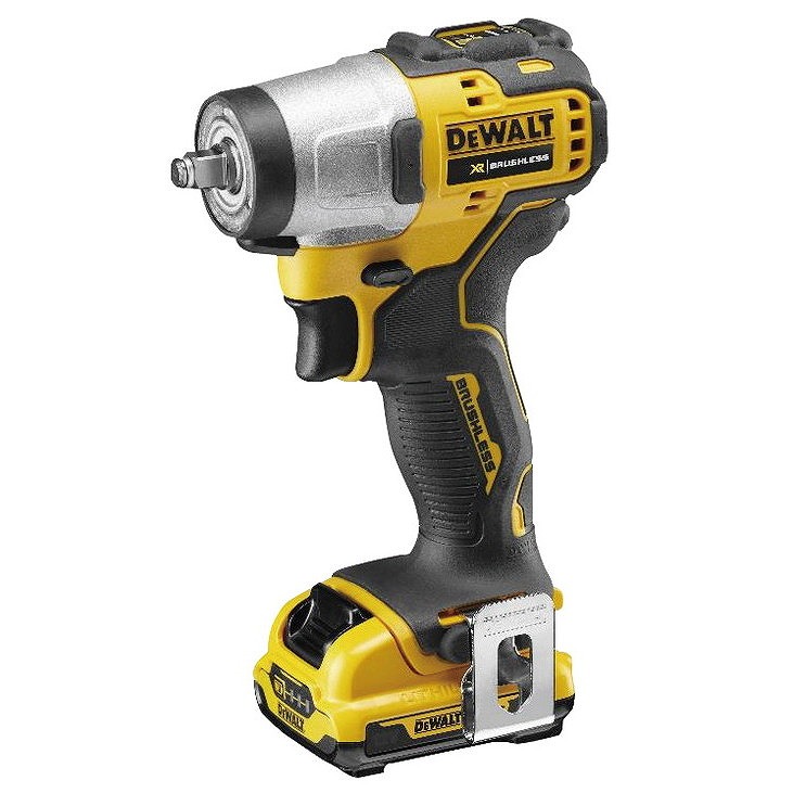 DEWALT デウォルト 10.8Vコードレスシリーズ XR Li-lon ブラシレス インパクトレンチ 2.0Ahバッテリー×2個 充電器 TSTAKキットボックス付 DCF902D2T-JP(代引不可)【送料無料】