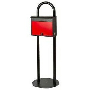 マイスタンドセット BZ52L RE レッド 自立式 ケイジーワイ工業 郵便ポスト 郵便受け スタンドポール付き(代引不可)【送料無料】｜リコメン堂ホームライフ館