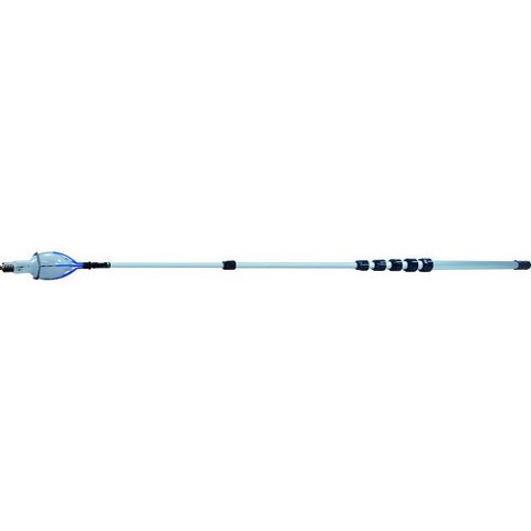 デンサン アルミポール 6m(7段) DLCAP60S(代引不可)【送料無料】