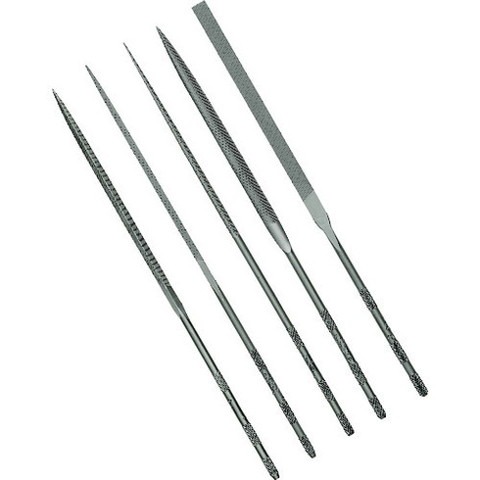 バローベ 精密ニードルヤスリ 5種セット 200mm #4 LAST2004(代引不可)【送料無料】｜リコメン堂ホームライフ館
