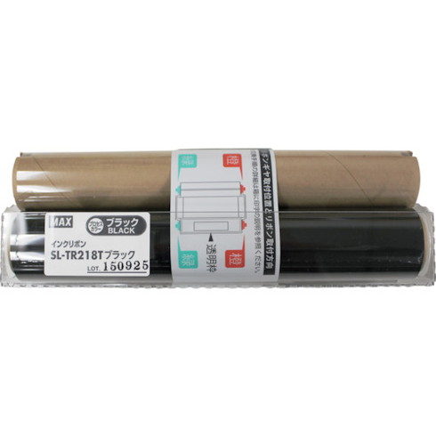 MAX ビーポップ CPM-200用プロセスカラーインクリボン(詰替用)SL-TR218Tブラック 50m巻 MAX SLTR218T オフィス 住設用品 オフィス備品 ラベル用品(代引不可)【送料無料】｜リコメン堂ホームライフ館