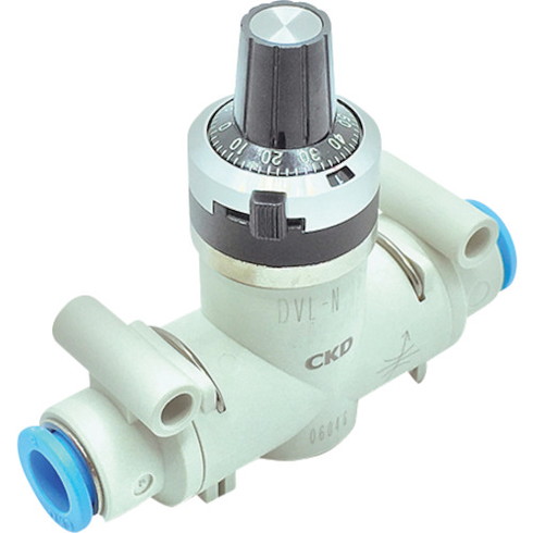 CKD ダイヤル付ニードルバルブ ニードル弁(禁油タイプ) CKD DVLN10H1010400 空圧用品 空圧 油圧機器 スピードコントローラ(代引不可)【送料無料】