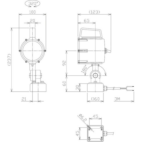 日機 雨合羽型LED注目の的 12W AC100V 日機 NLSS18CAC 工事 照明装置設備 御役目灯 照明装置設備 照明装置手道具(代引不可)【貨物輸送無料】