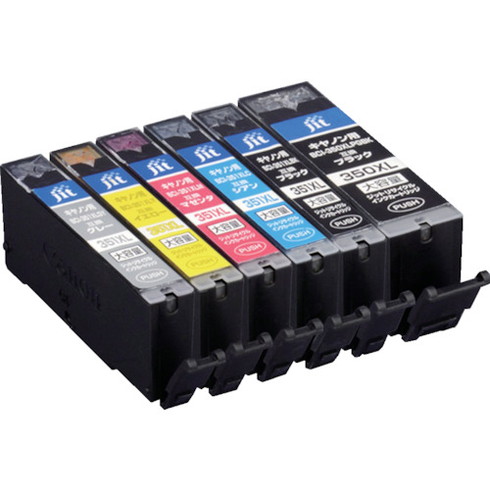 ジット キヤノン BCI-351XL+350XL/6MP対応 ジットリサイクルインク JIT-AC3503516PXL 6色入リ(大容量) ジット JITAC3503516PXL オフィス 住設用品 OA用品 インク(代引不可)【送料無料】