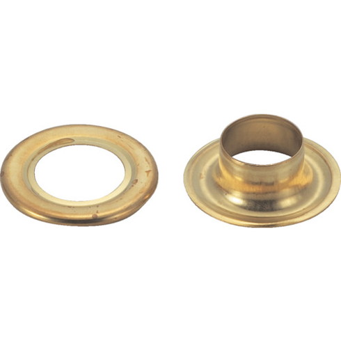 TRUSCO 両面ハトメ 真鍮 7mm 500組入 (円筒ケース入) TRUSCO THPB7 金物 建築資材 ファスニングツール ハトメ(代引不可)【送料無料】