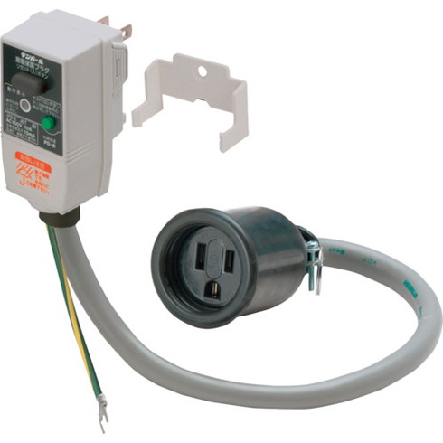 テンパール テンパール工業 プラグ形漏電遮断器 10A 15mA 防水コネクターヘッダー付キ テンパール GRPD11015BNP 電子機器 電気 電子部品 ブレーカー(代引不可)【送料無料】｜リコメン堂ホームライフ館