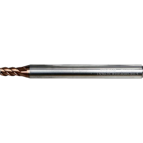 TRUSCO エンドミル 超硬ハイヘリカルラジアスエンドミル(4枚刃)Φ4XR0.3 TRUSCO TS50TCRHE4040R0.3 切削工具 旋削 フライス加工工具 超硬ラジアスエンドミル(代引不可)【送料無料】