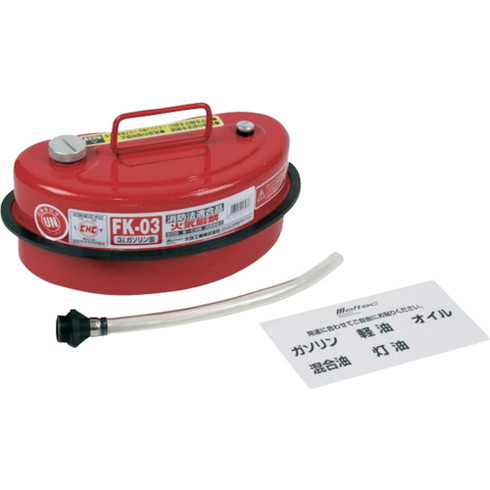 メルテック ガソリン携行缶3L メルテック FK03 環境改善用品 防災 防犯用品 避難生活用品(代引不可)【送料無料】