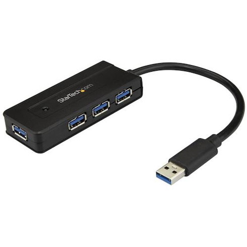 スターテック USBハブ/USB 3.0/USB-A - 4x USB-A/ACアダプター付属/ブラック スターテック ST4300MINI オフィス 住設用品 OA用品 ケーブル(代引不可)【送料無料】
