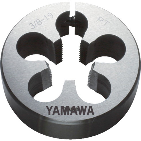 ヤマワ 管用テーパネジ用ソリッドダイス D PT 1/2-14 50径 ヤマワ DPT12 切削工具 ねじ切り工具 ダイス(代引不可)【送料無料】