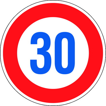 緑十字 道路標識構内用 制限速度30キロ 道路323-30KAL 600mmΦ 反射タイプ アルミ製 日本緑十字社 安全用品 標識 標示 安全標識(代引不可)【送料無料】