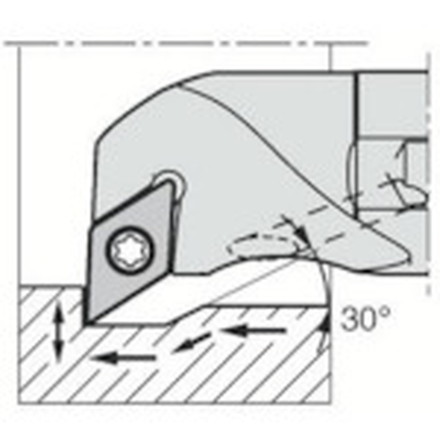 京セラ 倣イ加工用エクセレントバー A-SDUC-AE 京セラ 切削工具 旋削 フライス加工工具 刃先交換式工具(代引不可)【送料無料】