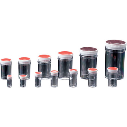 サンプラ スチロール容器A型押蓋式 10mL 100個入 サンプラテック 研究用品 ボトル 容器 ボトル(代引不可)【送料無料】