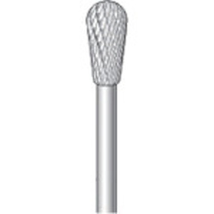 ナカニシ 超硬カッター 逆テーパー先丸ダブルカット 刃径6mm 刃長12mm ナカニシ 電動 油圧 空圧工具 研削研磨用品 超硬バー(代引不可)【送料無料】