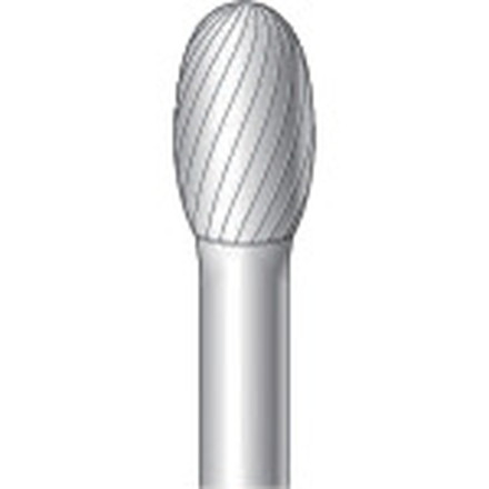 ナカニシ 超硬カッター 楕円シングルカット 刃径9.5mm 刃長16.0mm ナカニシ 電動 油圧 空圧工具 研削研磨用品 超硬バー(代引不可)【送料無料】