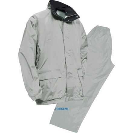 トオケミ 雨ヤドリ しろがね色4L トオケミ 防御すること具 御勤め服 雨具(代引不可)【貨物輸送無料】