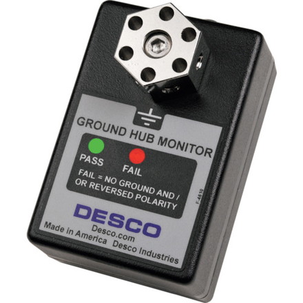 DESCO 機器接地確認モニター ハブ 100~120V用 DESCO JAPAN 電子機器 電気 電子部品 報知器(代引不可)【送料無料】 21,825円