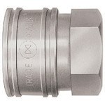 日東 TSPカプラ ステンレス製 ニトリルゴムSG(NBR)(おねじ取付用ソケット) 相手側R1(00728) 8TSFSUSNBR 空圧用品 流体継手・チューブ 金属カップリング(代引不可)【送料無料】｜リコメン堂ホームライフ館