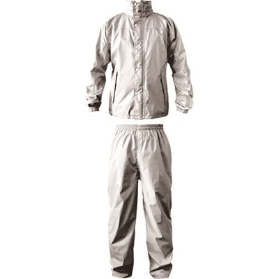 カジメイク ブリザテックレインスーツ シルバー S 774071S 保護具 作業服 雨具(代引不可)【送料無料】 6,373円