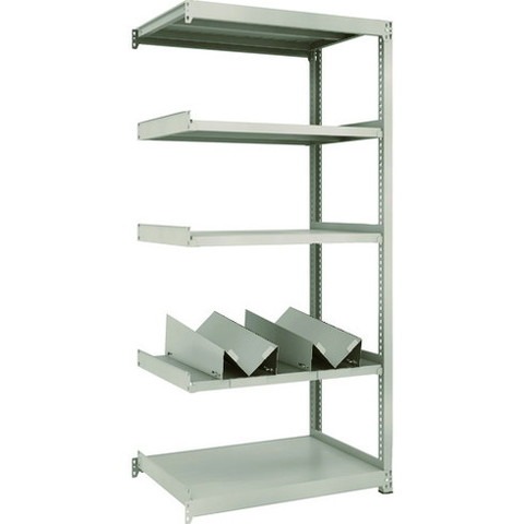 TRUSCO トラスコ M2型軽中量棚 860X600XH1800 缶受X2付 連結 M26365KU2B 組立品 組立設置不可(代引不可)【送料無料】