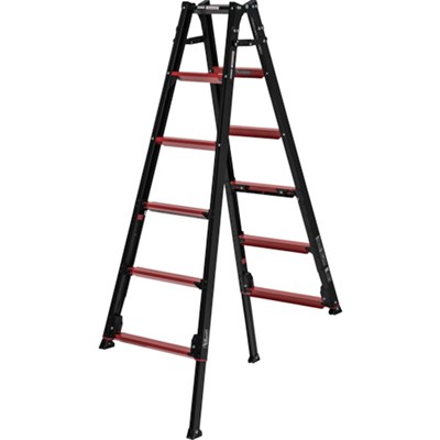 アルインコ 伸縮脚付はしご兼用脚立 GAUDI-X(ガウディ)180CM 最大使用質量100KG GUD180X 工事・照明用品 はしご・脚立 脚立(代引不可)【送料無料】｜リコメン堂ホームライフ館
