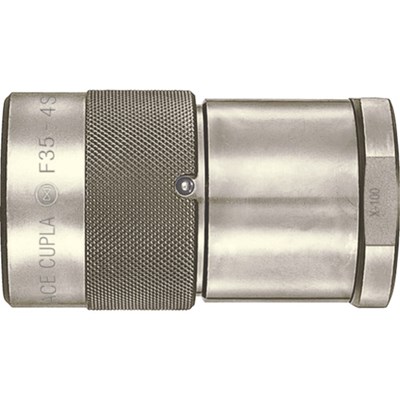 日東 フラットフェイスカプラF35型 高圧配管用F354S(17907) F354SSTEELFKM 空圧用品 流体継手・チューブ 金属カップリング(代引不可)【送料無料】 8,729円