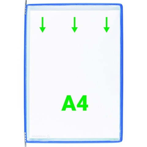 tarifold 掲示ファイルスタンド用ポケット A4X10枚入リ ブルー 114001(代引不可)【送料無料】