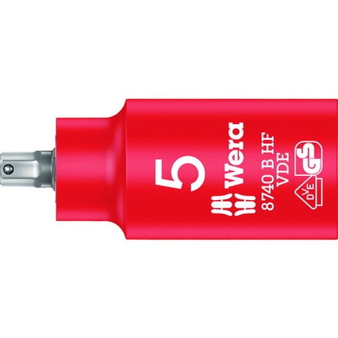 Wera 8740 B VDE 絶縁ホールディングファンションビットソケット SW 5.0 4901(代引不可)【送料無料】