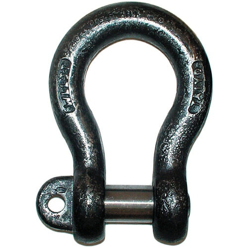 TAIYO JISシャックル M級 黒 BC-24(1010572) JBC24 荷役用品 吊りクランプ スリング 荷締機 シャックル(代引不可)【送料無料】