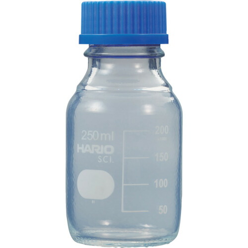 HARIO 上塗りねじ口瓶 250mL NBOC250SCI 練習曲装置 理化学用品 瓶(代引不可)【貨物輸送無料】