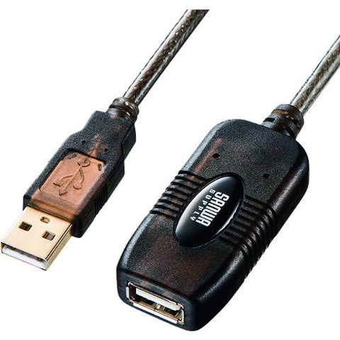 サンワサプライ 30m押しひろげるUSBアクティブリピーターケーブル KBUSBR230(代引不可)【貨物輸送無料】