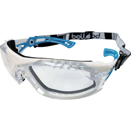 bolle 【防塵 切粉 花粉対策】RUSH+WHITEBLUE JIS +WHITEGASKET PSSRUSPA07BLWG 保護具 保護メガネ 防災面 二眼型保護メガネ(代引不可)【送料無料】 4,150円
