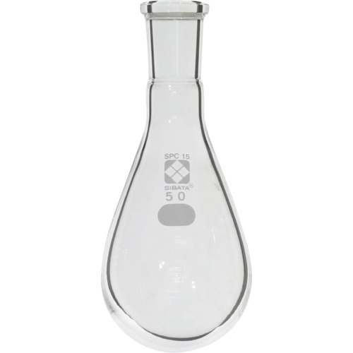SIBATA SPCなす形瓶 SPC-15 50mL 301201550 練習曲備品 理化学用品 瓶(代引不可)【貨物輸送無料】