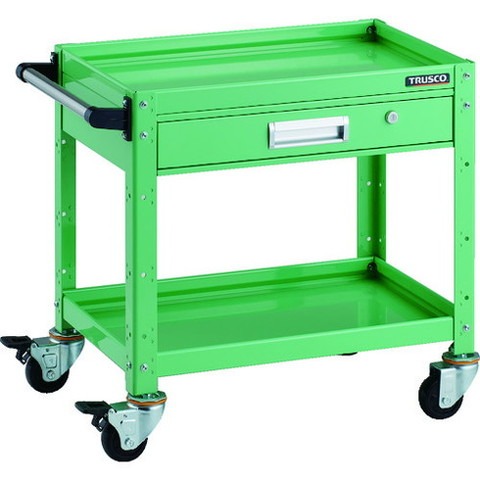 TRUSCO トラスコ バーディワゴン 600X400 引出付 YG色 BDW662VYG(代引不可)【貨物輸送無料】