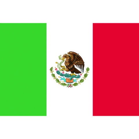 東京製旗 国旗No.2(90×135cm) メキシコ 426761(代引不可)【送料無料】