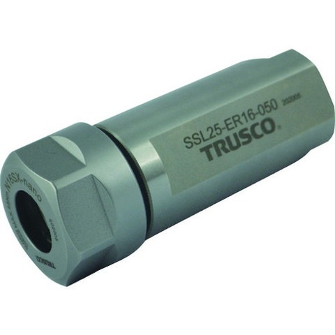 TRUSCO トラスコ NC旋盤用ストレートシャンクコレットホルダ フラット付キERコレットホルダSSL型(インチ) シャンク径3/4\