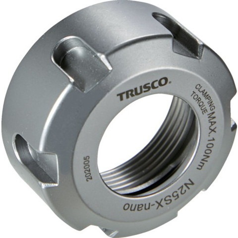 TRUSCO トラスコ NC旋盤用ストレートシャンクコレットホルダ ERナット M32XP1.5 N25SX(代引不可)【送料無料】