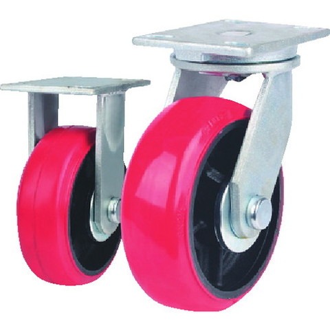 TRUSCO トラスコ 重高荷重用キャスター 自在 150MM 耐湿ウレタン車輪650KGF HRHM150650PCITG(代引不可)【送料無料】|リコメン堂ホームライフ館