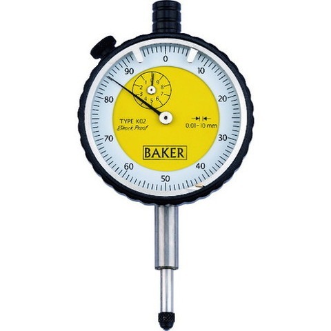 BAKER 判定基準文字盤ゲージ 印字機K02 0.01粍目量 BGK02(代引不可)【貨物輸送無料】
