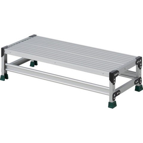 TRUSCO トラスコ 作業用踏台 1段 高サ0.25m 天板1000×400 TSF11025 組立品 組立設置不可(代引不可)【送料無料】
